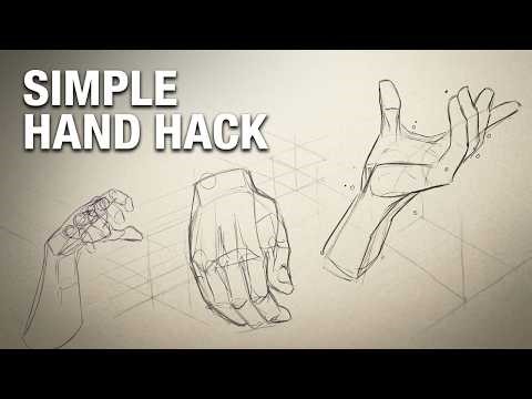 Drawing Hands Doesn’t Have to Be Hard! (Simple Perspective for Beginners)