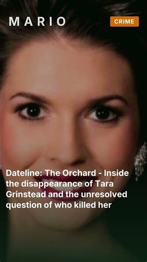 Dateline: The Orchard - Inside the disappearance of Tara Grinstead and the unresolved ques #shorts