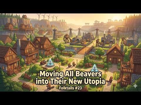 S01E23 Timberborn – Moving All Beavers into Their New Utopia (Folktails #23)