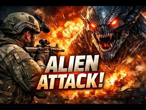 What Happens When the US Army Fights a Giant Alien? (Epic Battle)