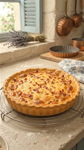 A Quiet Morning in Provence 🌾 Making Quiche Lorraine From Scratch | Cozy Vlog