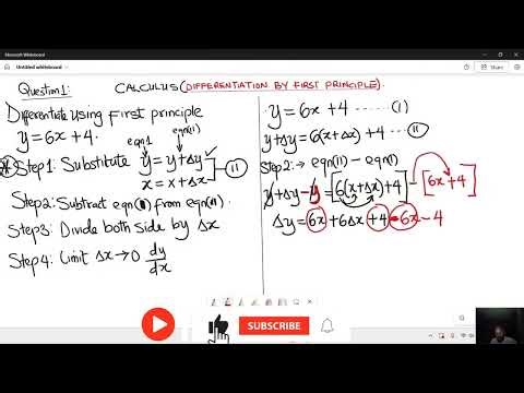 First Principle Differential Calculus Made Easy. #premium hill academy #calculus 