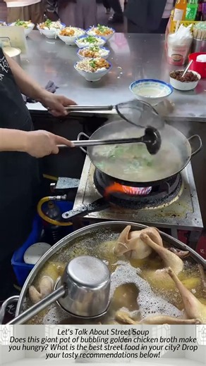 Incredible Street Food 🍲 Slow-Simmered Golden Chicken Noodles