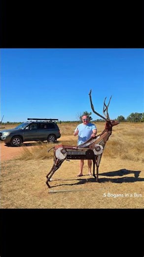 Lake Dunn Sculpture Trail, Aramac- #5BogansInABus #LivingTheDream #SculptureTrail #OutbackQueensland