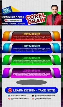 Amazing Design Process in CorelDRAW | Professional Graphic Design Tutorial**