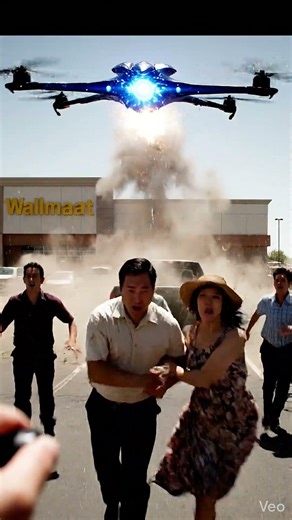 Alien Warrior Invasion in a Small Town! 👽🔥 Terrifying Attack Caught on Camera!