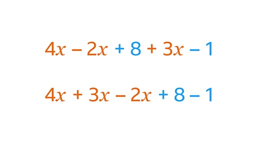 Collecting like terms - KS3 Maths - BBC Bitesize