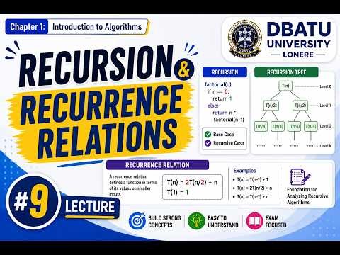 Recursion and Recurrence Relations