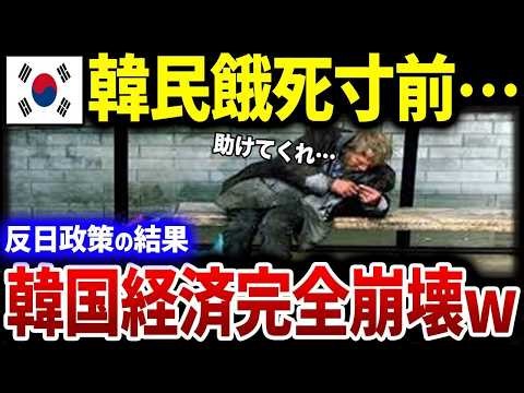 【韓国の反応】韓国経済危機！すでに政府も介入する恐るべき事態に...経済破綻で国民はジリ貧の生活に「これではもう食べていけない...」【総集編】
