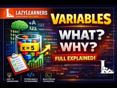 “Python Variables Explained (What & Why?)”