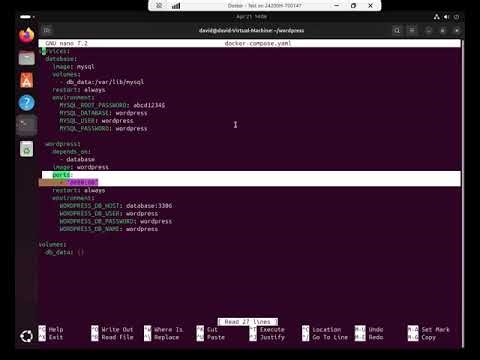 Using Docker Compose for a multi-container application