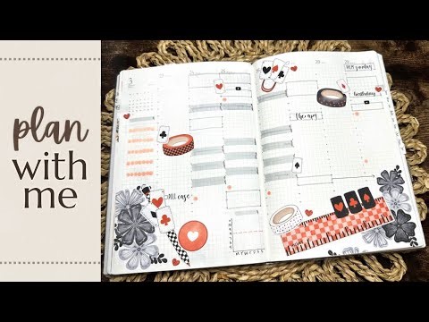 Weekly Plan With Me | Cards + Checkered Theme | Sterling Ink Common Planner
