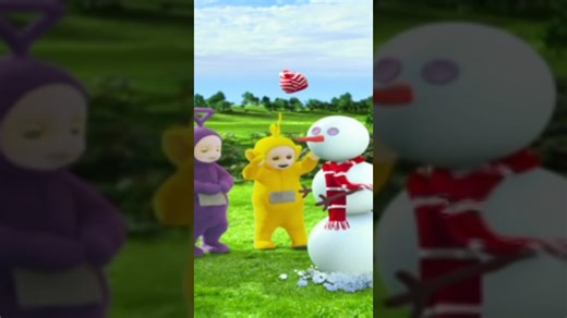 Teletubbies Snowball Snowman #shorts