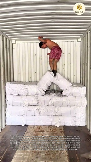 Master Packer Load a Full Container by Hand: The Reality of Manual Labor in a Guangdong Export Hub