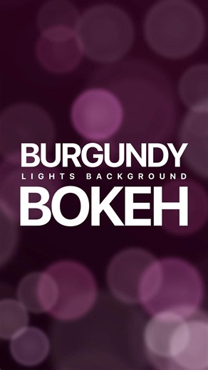 Burgundy Bokeh | Abstract Lights Background