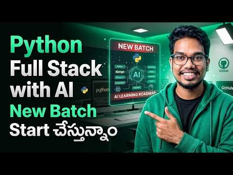 Full Stack Python with AI New Batch Started | 2026 Complete Job Ready Course | Learn from Scratch