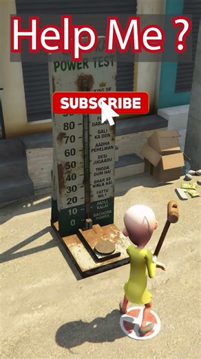 Desi Gaon High Striker 😂 | Motu-Patlu vs Chaiwala vs Don | GTA 5