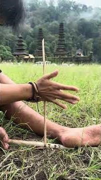 Primitive Hand Drill Fire Training | Ancient Bushcraft Skill 🔥