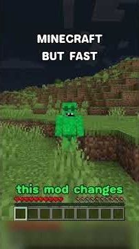 minecraft but its quick
