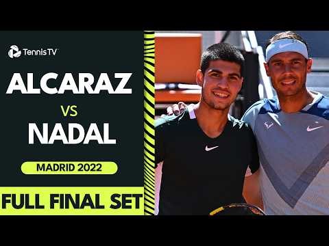 Rafael Nadal vs Carlos Alcaraz: Crazy Deciding Set IN FULL Madrid 2022 🎬