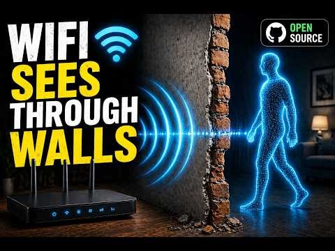 Opensource Project Turns WiFi Into a Radar That Sees Through Walls #WiFi #AI #OpenSource