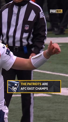 The Patriots have won the AFC East for the first time since Tom Brady was their QB in 2019! | NFL on FOX
