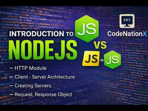 Node.js HTTP Module Explained 🔥 | Create Server & Handle Requests Like a Pro