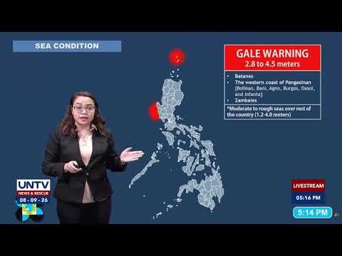 WEATHER UPDATE: Public Weather Forecast Issued by DOST-PAGASA at 5PM of August 9, 2026