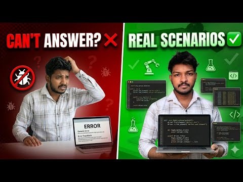 Real Scenario-Based Automation Interview Questions | Automation Testing Interview Scenarios