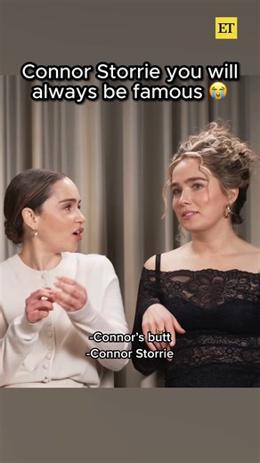 We fear we're gonna be thinking about 'Ponies' co-stars Haley Lu Richardson and Emilia Clarke yapping about 'Heated Rivalry' for days. 😭 | Entertainment Tonight