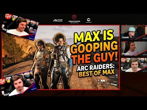 "I'M GOOPING THE GUY!": Best of Max Verstappen while playing ARC Raiders with Crane and Jarno Opmeer