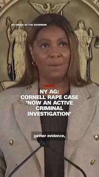 NY AG: Cornell rape case 'now an active criminal investigation'
