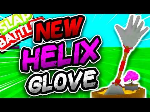 New HELIX🧬 Glove & New HEXA Mastery!🔵 - Slap Battles Roblox