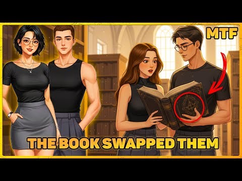 The Mysterious Book SWAPED THEM... | TG TF Transformation Story Animation (FROM BOY TO GIRL)