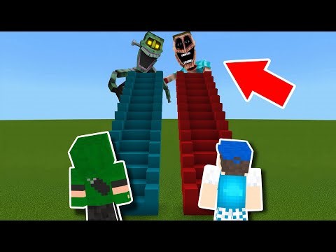 NÃO SUBA NA ESCADA ERRADA DE LUCKY BLOCKS DO MÍMICO NO MINECRAFT!!