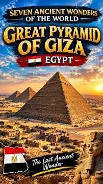Great Pyramid of Giza 🇪🇬: How Ancient Egypt Built a Wonder | History in 60 Seconds#GreatPyramidOfGiz