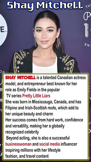 Shay Mitchell Biography | Success Story of Pretty Little Liars Star | Hollywood Actress.