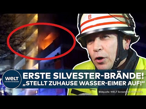 SORGE VOR DEM GROSSEN KNALL: Feuerwehr und Polizei bereiten sich auf Krawalle und Brände vor!