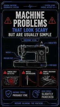 3 Sewing Machine Problems Beginners PANIC Over But Shouldn’t