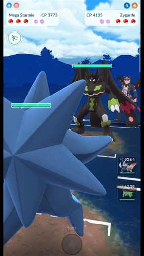 ✨️Mega Starmie VS✨️100% Zygarde PVP Battle in Pokemon Go