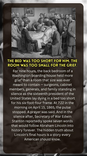 The Bed Was Too Short For Him. The Room Was Too Small For The Grief.