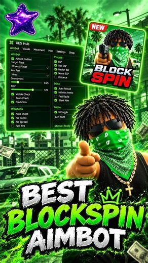 BlockSpin Aimbot Is Unfair 💀 #shorts