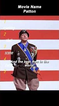 🎤 The Opening Shot of That Defined a Legend | Standing Before a Giant Flag, George C. Scott