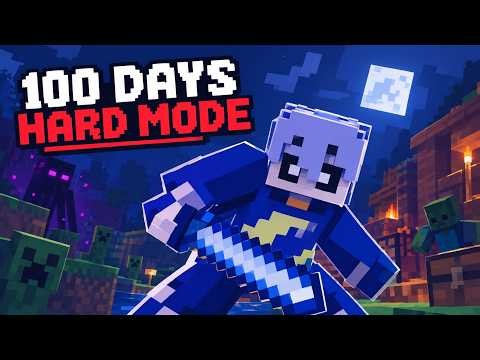 We Tried Surviving 100 Days in Minecraft HARD MODE!