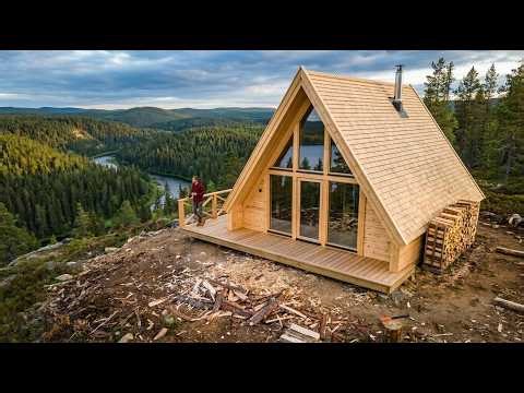 Step-by-Step A-Frame Construction – From Roof Framing to Underfloor Electrical System