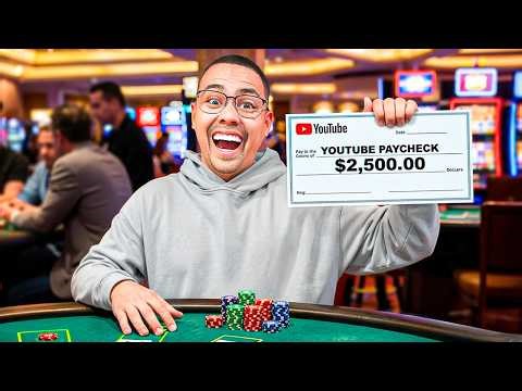 I Took My Paycheck to the Casino and Gambled It!