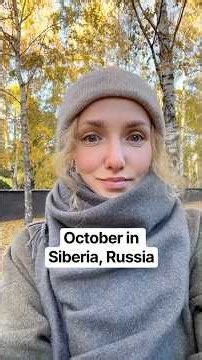 This is October in Siberia #russia #lifeinrussia