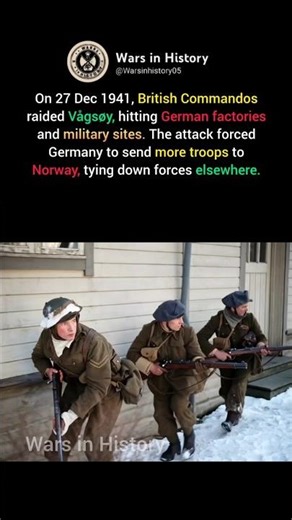 Operation Archery: British Commandos in Action #ww2
