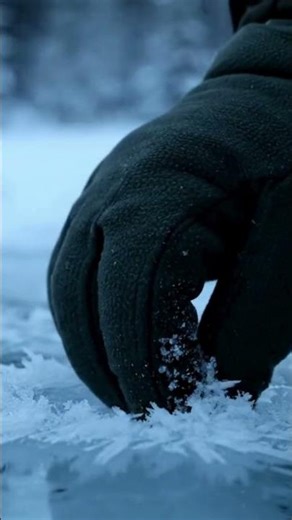 Why does thin ❄️ ice give a warning before it gives way?