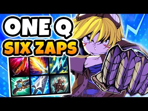 I created the DEADLIEST Ezreal Q of all-time AGAIN (6 zap items at once, 1v5 God Mode)